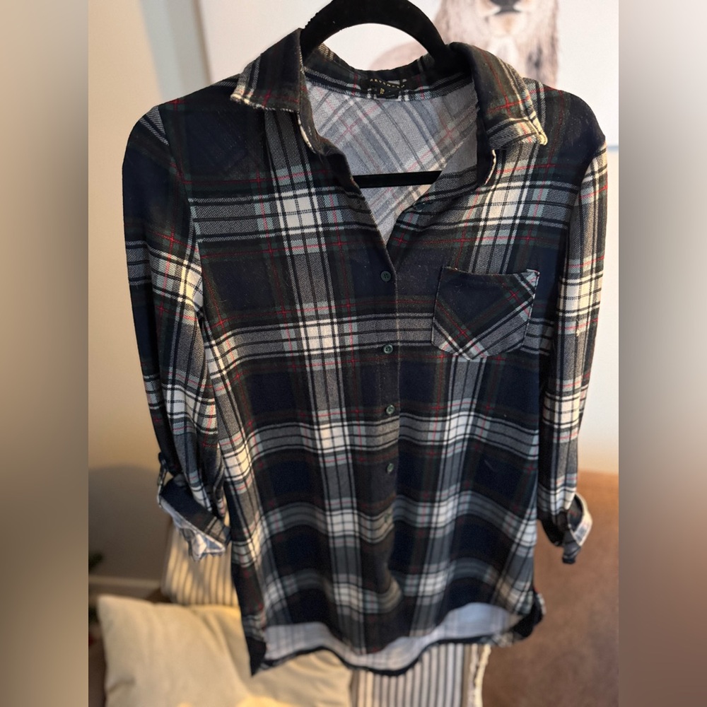 Plaid shirt, size small
